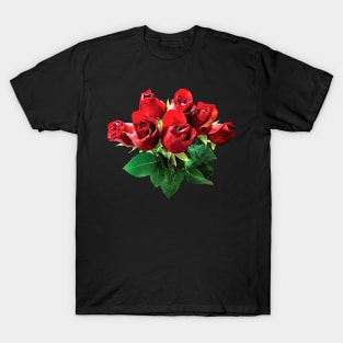 Red Rose Bouquet T-Shirt